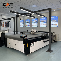 Máquina de Corte Plana Digital Automática CNC ZXT con Bomba y Motor PLC para Láminas de PP/PVC, Vidrio Blando y Plástico