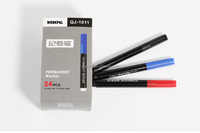 Haute qualité rouge noir bleu à base d'huile stylo marqueur étanche Permanent marqueur d'art bricolage pour fournitures de marquage d'opération industrielle