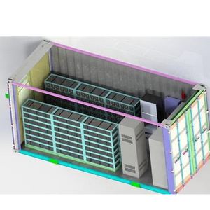 Conteneur de stockage d'énergie SCHT, batterie LiFePO4, système hybride de refroidissement par air pour réseau électrique - Product Image 3