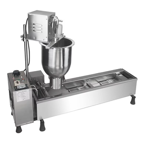 Máquinas eléctricas automáticas de gas de alta producción para hacer rosquillas, grandes máquinas comerciales para freír rosquillas - Product Image 1
