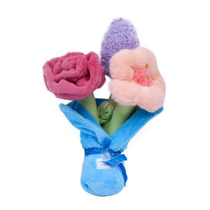 Juguete Masticable para Mascotas <span class=keywords><strong>con</strong></span> Forma <span class=keywords><strong>de</strong></span> Flor Multicolor, Juguete Interactivo <span class=keywords><strong>de</strong></span> Felpa <span class=keywords><strong>con</strong></span> Sonido para Cachorros y Gatitos - Product Image 1