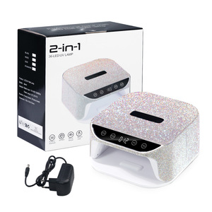 Lampe à ongles UV LED à décorations en strass, haute puissance, séchage rapide du vernis gel, sécheuse à ongles professionnelle pour salon de manucure - Product Image 5