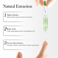 Sérum Visage Liquide Éclaircissant Alpha-Arbutine Équilibre Lumineux Acide Kojique pour Corriger les Décolorations et les Taches Brunes Krone Beauty
