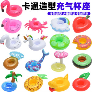 Bouée gonflable en forme d'ananas pour les jeunes, jouet aquatique pour la piscine - Product Image 5