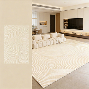 Tapis et carpettes géométriques imprimés style nordique à faible MOQ, en velours cristal, pour chambre à coucher et salon - Product Image 1