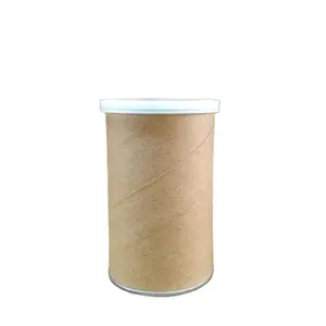 Food Grade Bio-Degradable Cylinder Shaped Gold Foil Stamping Matt and Glossy UV Coating Lamination Paper Tubes for Potato Chips