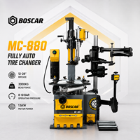 Machine à changer les pneus automatique BOSCAR, pince à jantes de 12'' à 26'', avec bras d'assistance pneumatique pour voiture, SUV, camion, garage