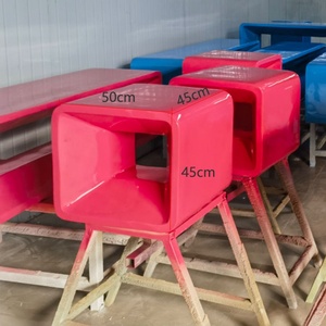 Chaises de loisirs extérieures personnalisées en fibre de verre pour affichage commercial, tabourets finis, chaises de repos publiques, origine Zhejiang - Product Image 6