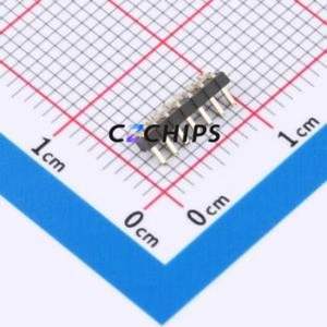 P3C07C-191415-B1P Pin Header Bent Lead Through Hole,P=1.27mm Connector 1x7P 1.27mm Pin Header Right Angle Insert - Product Image 2