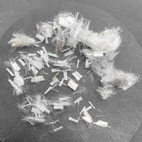 Fibras de Alcohol Polivinílico (PVA) Sintético para Hormigón Refractario, 6 mm x 15 Micras, Precio Competitivo