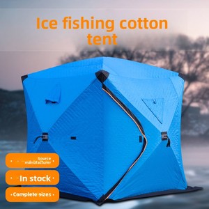 Tente d'hiver matelassée et imperméable TK pour l'extérieur, ouverture rapide, résistante au froid extrême et au vent, pour la <span class=keywords><strong>pêche</strong></span> sur glace, en tissu Oxford 210D - Product Image 3