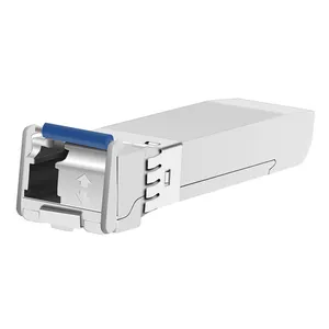 Preço de fábrica ODM OEM TX1270/RX1330nm SMF 60KM Simplex LC SFP+ Bidi 10G Módulo transceptor óptico para roteador