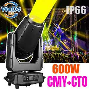ไฟหัวขยับ LED RGBW 600W กันน้ำ IP66 พร้อม CMY CTO Cabeza Movil DMX512 สำหรับเวทีแสงสีเสียง ดีเจ ดิสโก้ คอนเสิร์ต - Product Image 1