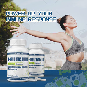 Cápsula de suplemento sanitario de etiqueta privada que promueve el anabolismo de proteínas, mejora la inmunidad, construcción muscular, cápsulas de L-glutamina - Product Image 6