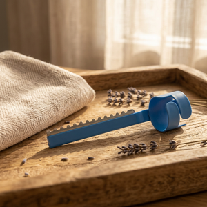 Maquinilla de Afeitar Azul de Una Sola Cuchilla con Mango Metálico, para Adelgazar el Cabello, Uso Masculino y Femenino, Cuchilla de Acero Inoxidable, Diseño Mini Portátil - Product Image 1
