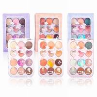 Produit de maquillage sans cruauté Palette de fard à paupières poudre de poussière de paillettes Palette de fard à paupières inspirée belle noire