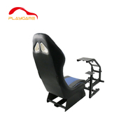 Chaise de jeu Simulateur de course Sim Rig Racing Cockpit avec siège pour PC, Playstation 2,3,Logitech, Wii, XBox, Xbox 360