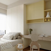 Ensemble de meubles de chambre d'enfant Tatami Smart Bed avec bureau et armoire, plaque en bois de haute qualité, design durable, directement de l'usine