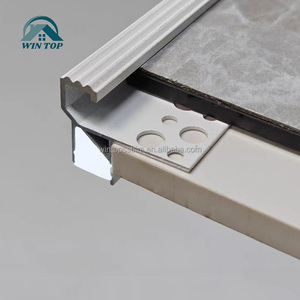 Marches d'<span class=keywords><strong>escalier</strong></span> en métal Win Top, marches d'<span class=keywords><strong>escalier</strong></span> pour rampes en <span class=keywords><strong>bois</strong></span>, marches de terrasse, bande antidérapante en alliage d'aluminium - Product Image 3