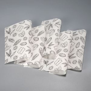 Papier ciré de qualité alimentaire avec logo personnalisé imprimé, résistant à la graisse, pour sandwichs, 30*30cm - Product Image 2