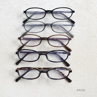 Monture de lunettes œil-de-chat ovale tendance en acétate avec logo personnalisé, verres anti-lumière bleue, monture TR90