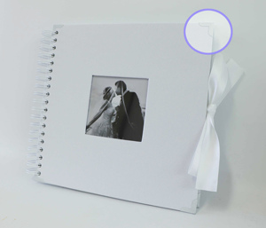 Pure White Scrapbook, <strong>Linen</strong> Cover <strong>Photo</strong> <strong>Album</strong>, High Quality DIY Scrapbook - Product Image 2