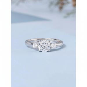 Adjustable 3 Stone Stylish Diamond Look <b>Ring</b> <b>for</b> <b>Men</b> and Women - Product Image 1