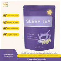 Tisane Apaisante aux Herbes pour le Sommeil, aux Graines de Jujube, Lys et Poria, Sans Caféine, Infusion Froide, 5g x 30 Sachets, Vente en Gros, Étiquette Personnalisée