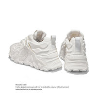 Baskets de sport classiques épaisses de créateur, blanches, de luxe, pour hommes et femmes, style streetwear, respirantes, à plateforme