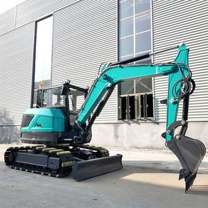 Бесплатная доставка 4.5Ton 6.5Ton мини-двигатель экскаватор гидравлический гусеничный микро-экскаватор с двигателем EPA/CE - Product Image 2