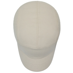 Baseball Cap Solid Color Short Brim Women's Stylish Face Slimming Hip Hop Cap Polyester Twill <b>Shade</b> Protection - Product Image 2
