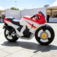 Fournisseur d'usine : Modèle de moto gonflable publicitaire pour la décoration de centres commerciaux, moto gonflable pour la promotion de marque
