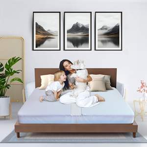 Ekli çarşaf yatak konnektörü ile 2-in-1 yatak köprüsü ikiz bölünmüş yatak kama boşluğu dolgu - Product Image 6