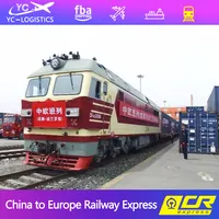Treno Libero del Treno di Trasporto Merci Cargo Spedizioniere Cina Agente di Trasporto per Regno Unito/francia/germania/italia/Lettonia Ferroviario servizio di trasporto