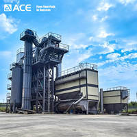 Centrale d'asphalte discontinuée à haute efficacité ACE Group ALB1200-100t/h - Importée (Moteur/Pompe) Contrôlée par PLC pour Projets Routiers Nationaux