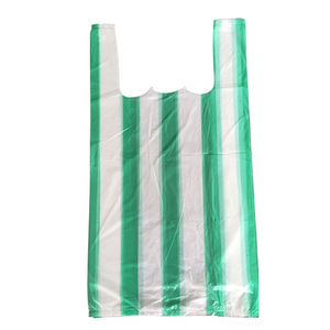 Venta caliente de buena calidad de alta resistencia negro HDPE/LDPE plástico basura camisetas bolsas - Product Image 5