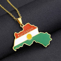Syrie carte drapeau collier pour syrie drapeau pendentif collier drapeau pays carte collier pendentif hommes femmes chandail chaîne