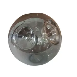 Handgeblazen Rook Grijze G9 Schroef Borosilicaat Glazen Lampenkap