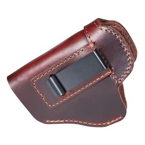 थोक वास्तविक चमड़े के एस्क ने iwb सुरक्षा बंदूक होल्स्टर काले भूरे रंग के टिकाऊ त्वरित रिलीज हल्के - Product Image 3