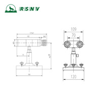RSNV Optical Instruments Front-Mounted Lens Optical Testing Binocular Device Stereo Collimator Binoculars