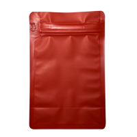 Spot gros sac à café rouge mat fond plat sac à fermeture éclair thé bonbons Biscuit confits alimentaire scellé emballage cadeau sac