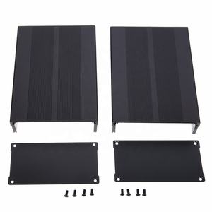 Yüksek kaliteli alüminyum kutu muhafaza kutusu devre projesi elektronik siyah 150x105x55mm veri kurulu güç kaynağı üniteleri - Product Image 6