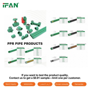 โรงงานอีฟาน อุปกรณ์ข้อต่อท่อพลาสติกมาตรฐาน DIN ทุกประเภท PN25 สีเขียวและสีขาว พร้อมข้อต่อทองเหลือง สำหรับระบบน้ำประปา - Product Image 4