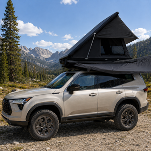Tente de toit rigide en aluminium à ouverture rapide et automatique, étanche, pour camping, SUV et camion - Product Image 4