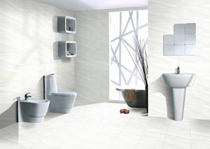 Azulejos de Pared de Cerámica para <span class=keywords><strong>Cocina</strong></span> y Baño, Estilo Moderno, 30x60, Diseño Ondulado <span class=keywords><strong>Blanco</strong></span>, para Villa o Apartamento, Antideslizantes, Aislantes del Calor, Resistentes al Fuego - Product Image 4