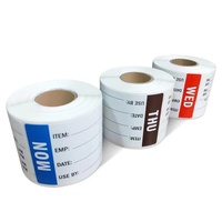 Étiquettes autocollantes personnalisées imprimables à l'encre thermique 120mm*60mm 200 autocollants résistants à l'eau en PP