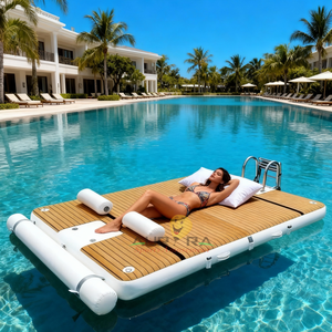 Plataforma Flotante Inflable Comercial, Resistente y Portátil, <span class=keywords><strong>para</strong></span> Piscina, Playa, Resort, Alquiler al por Mayor - Product Image 1
