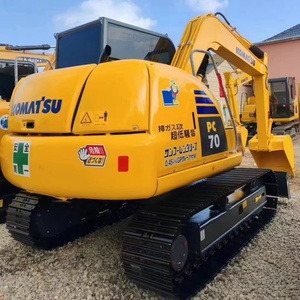 Excavadora de cadenas Komatsu usada, modelo 2020, 7 toneladas de peso operativo, capacidad de la cuchilla de 0.32 m³, buen estado, Japón. - Product Image 1