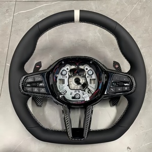 Volante Deportivo CS <span class=keywords><strong>en</strong></span> Oferta con Palanca de Cambios para <span class=keywords><strong>BMW</strong></span> G80 G82 G20 G30 F80 F82 F87 F12 F20 F33 M3 M4 M5 M6 X5 X6 F30 F10 - Product Image 6