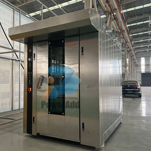 Four <span class=keywords><strong>de</strong></span> cuisson rotatif à lecture arabe à gaz utilisé par l'industrie commerciale/chariot 32 plateaux/ - Product Image 6